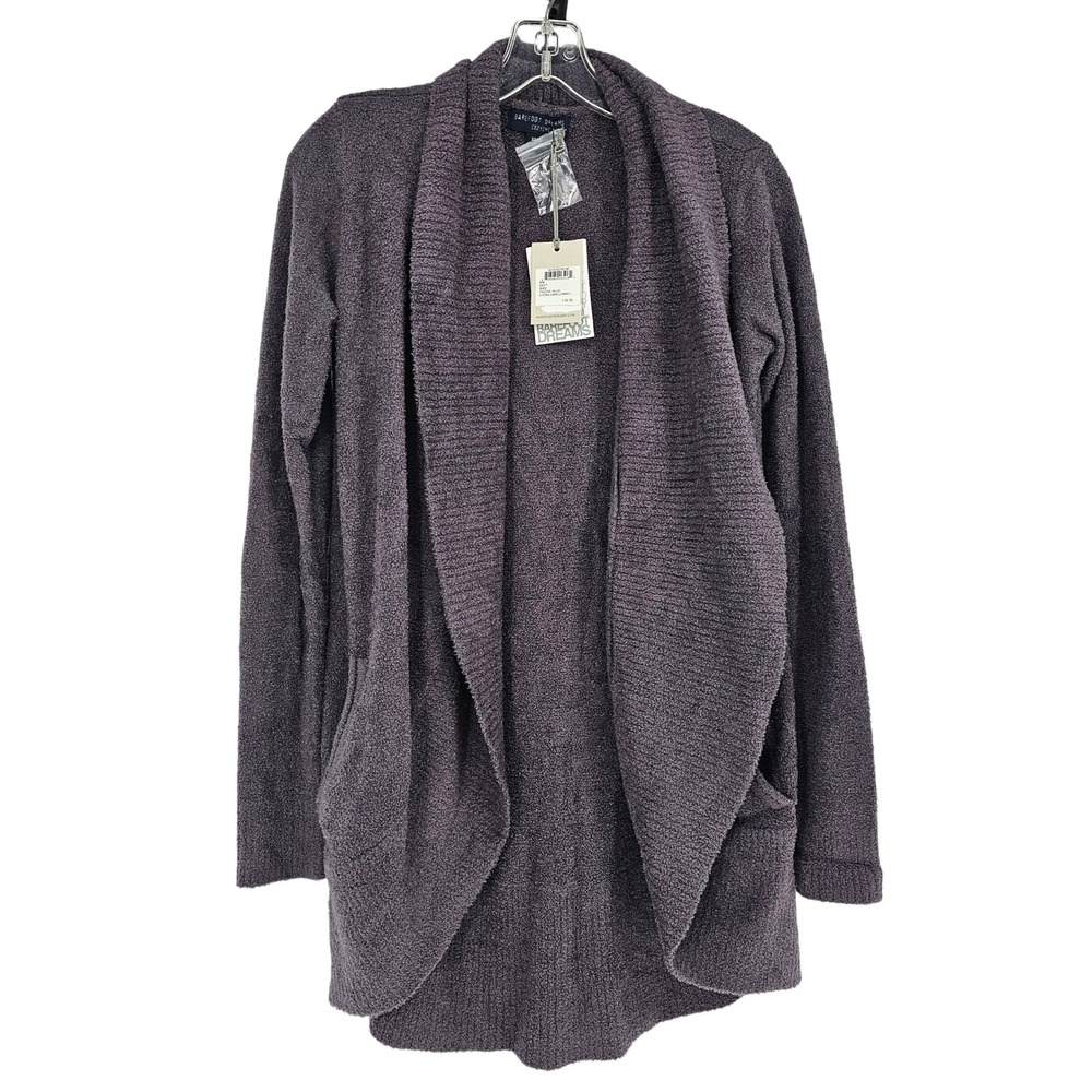 Barefoot Dreams CozyChic Lite Knit Circle‎ Cardigan S Pacific Blue Cottagecore